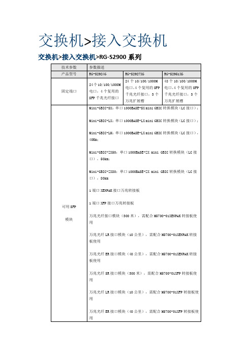 接入交换机