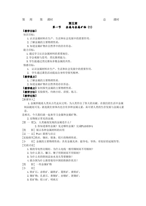 §5.1.1金属与金属矿物