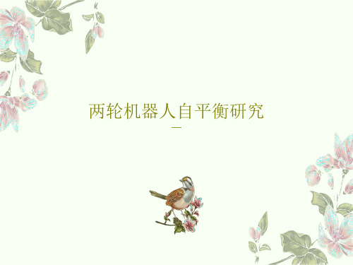 两轮机器人自平衡研究PPT37页
