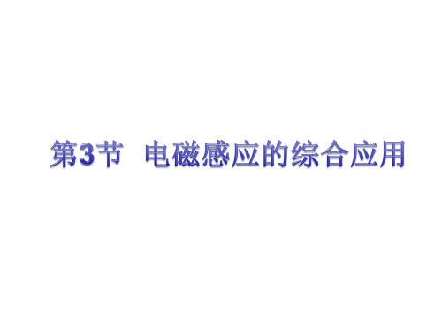 1003 电磁感应的综合应用