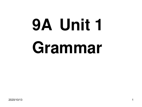 英语句子成分GrammarPPT课件