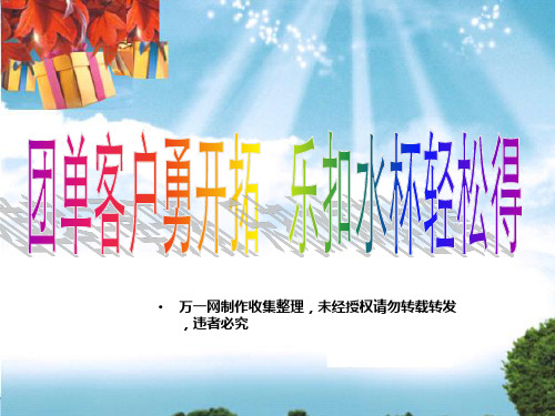 保险公司团险客户业务推动方案16页