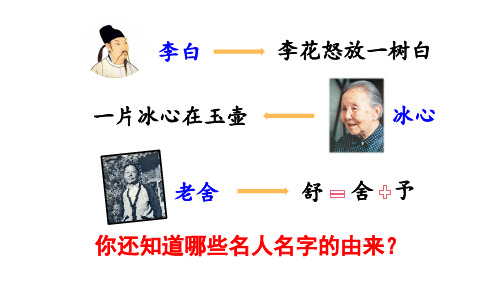 统编版新教材三年级语文上册第四单元口语交际：名字里的故事课件