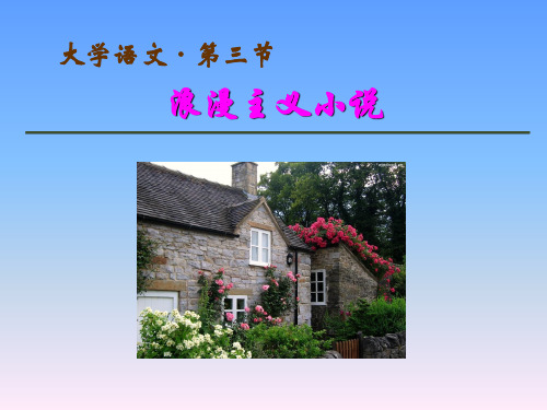 大学语文 浪漫主义小说