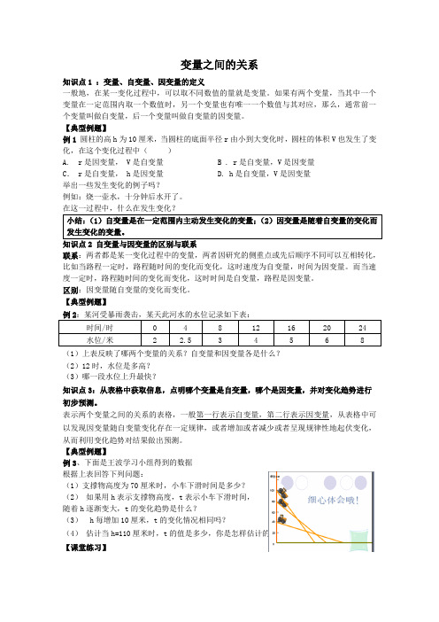 变量之间的关系(精品)