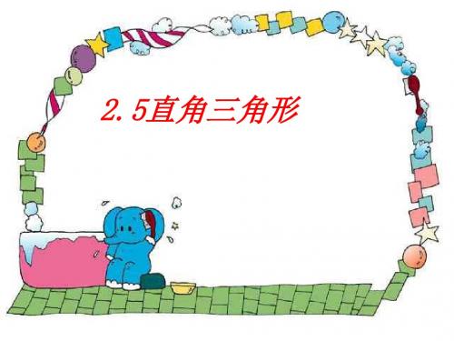 直角三角形2--浙教版(新编2019教材)