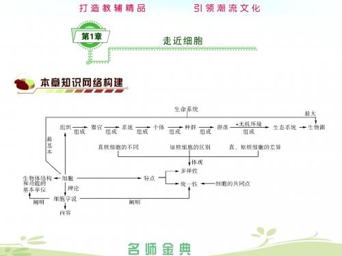 2014届高考生物(人教全国通用)一轮复习《必修1第1章走近细胞》