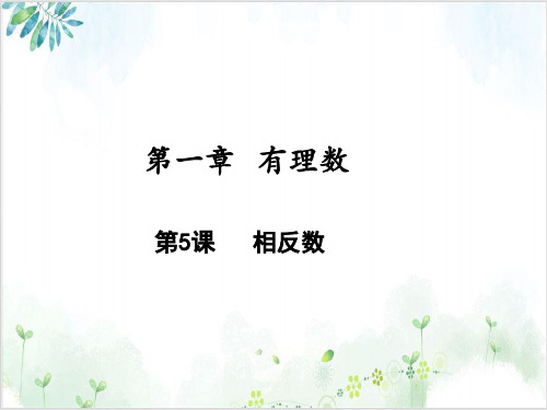 《相反数》课件-完美版人教版1
