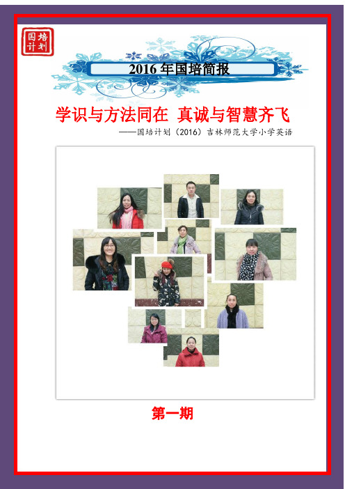 国培简报