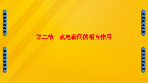 高中物理第1章电与磁第2节点电荷间的相互作用课件粤教版选修1-1