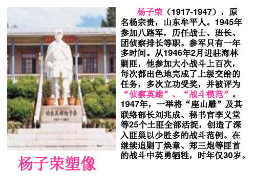 五年级上册语文课件-课文28 杨子荣借题发挥｜语文S版 (共14张PPT)
