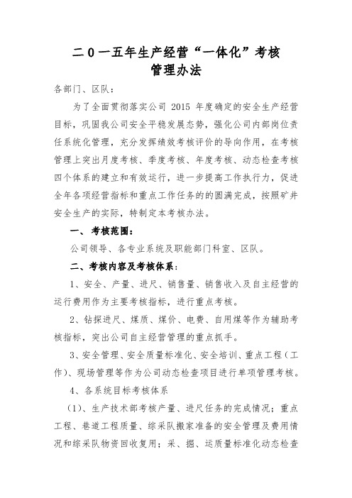 2015年考核办法(最终).doc