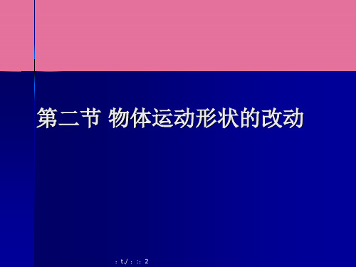 【物理】物体运动状态的改变ppt课件