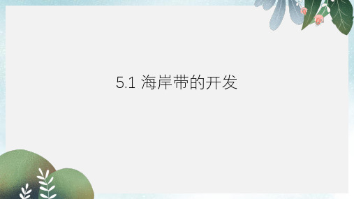 高中地理第五章海洋开发5.1海岸带的开发课件中图版选修2