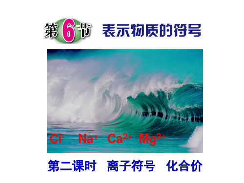 2.6表示物质的符号(第二课时)