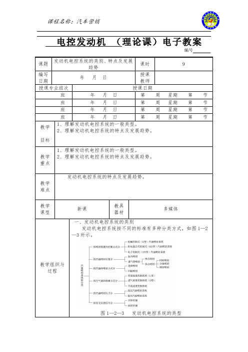 模块一  发动机电控系统概述 (2)