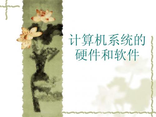 计算机系统的硬件和软件