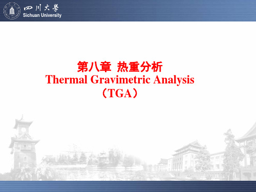 第8章 TG DTG DTA DSC