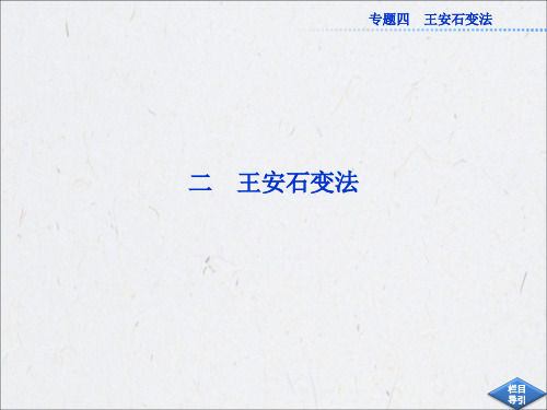 人民版历史选修1课件：专题四二