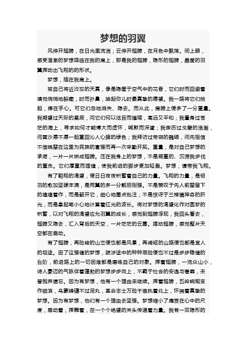 初中语文满分作文赏析十