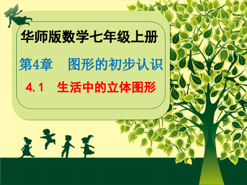 2020年秋华东师大版 数学七年级上册第4章《4.1  生活中的立体图形》课件(共29张PPT)