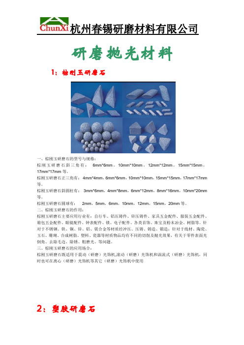 研磨材料