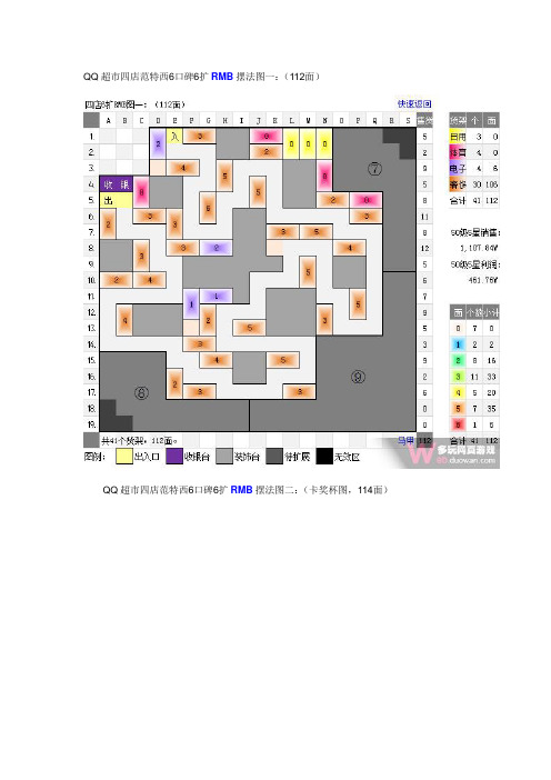 QQ超市四店范特西6口碑-9口碑扩RMB摆法图