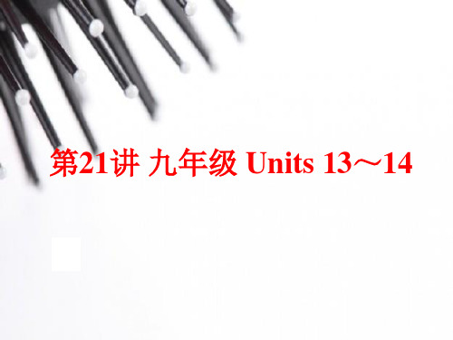 (人教版)中考英语总复习夯实基础：九年级 Units 13～14(77页)