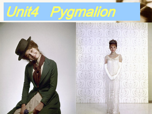 人教版高中英语选修8(Book8)：Unit4 Pygmalion  Reading (共13张PPT)