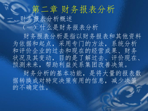 财务报表分析(48学时PPT课件