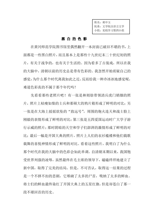 党校小组讨论文章(黑白照片)