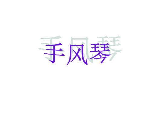 手风琴教学PPT课件