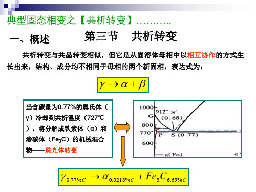 共析转变(三)