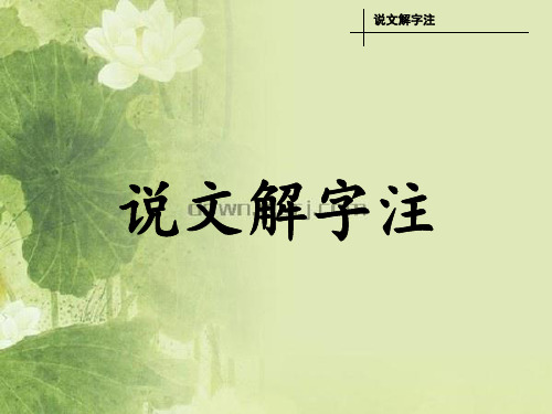 说文解字注