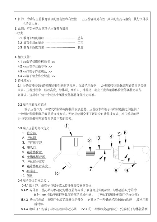端子压着培训教材