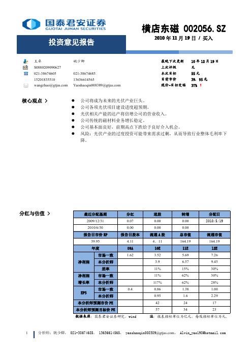 横店东磁研究报告(9)