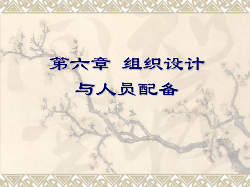 06 第六章 组织设计.ppt
