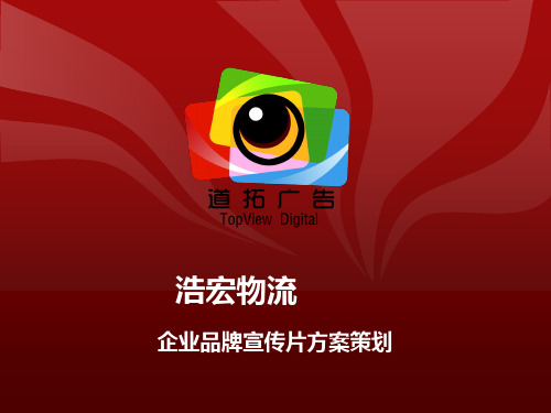物流公司企业宣传片策划