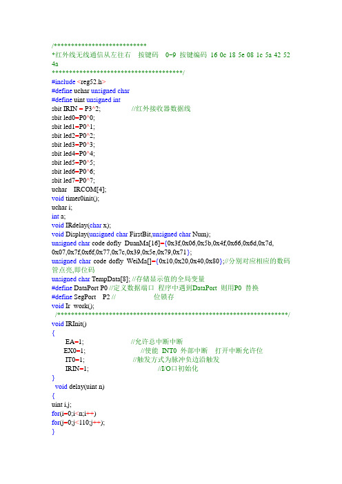 红外线无线通信