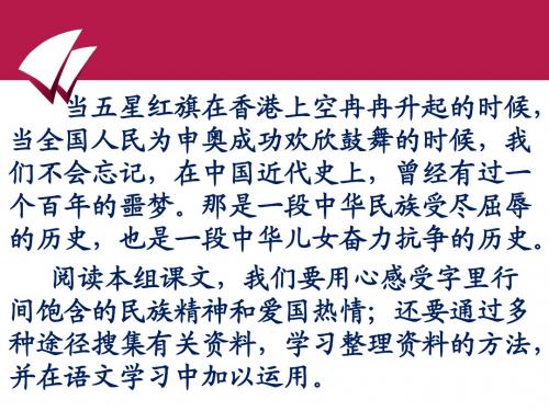 人教版五年级语文上册21《圆明园的毁灭》课件