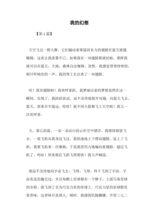 我的幻想