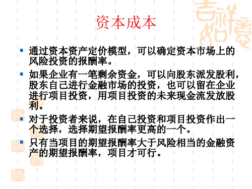 第十四章资本成本