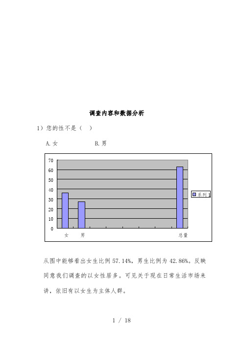 调查问卷内容与数据分析