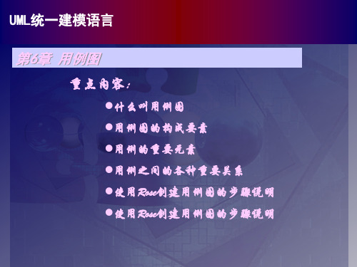 UML统一建模语言chapter06资料精品PPT课件