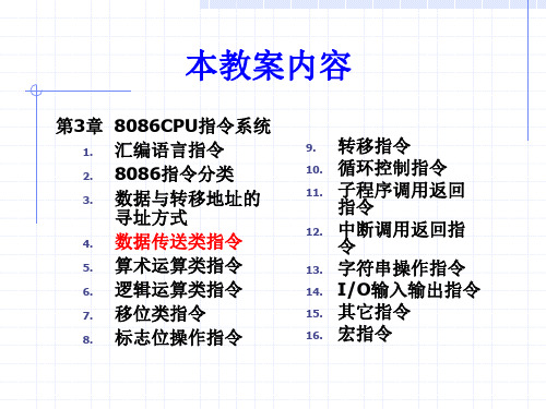 微机原理与接口技术(楼顺天)-第3章3