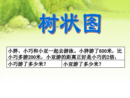 沪教数学四年级第一学期树状图