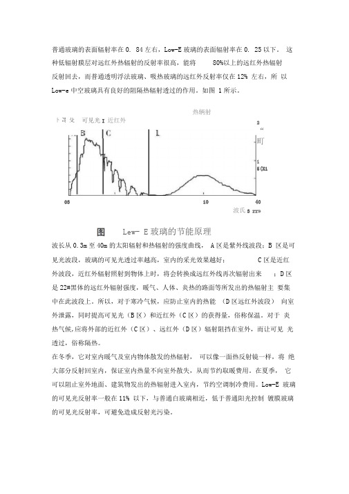 Low-e中空玻璃的节能效果