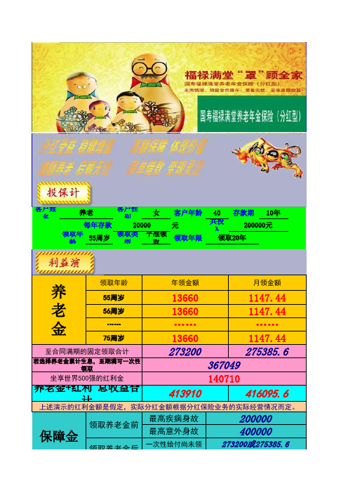 中国人寿险种计划书