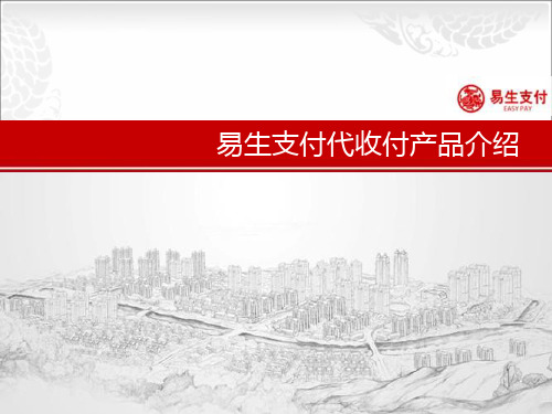 易生支付代收付业务产品介绍