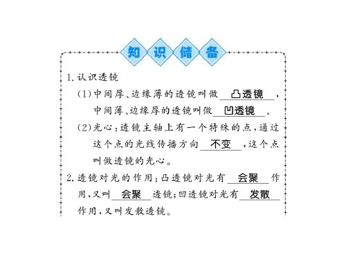 秋人教版八年级物理上册习题课件：第五章第一节 (共16张PPT)